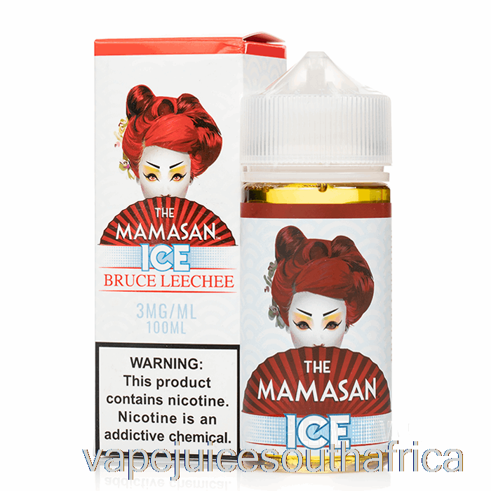 Vape Juice South Africa Ice Bruce Leechee - The Mamasan E-Liquid - 100Ml 3Mg